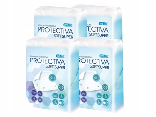 Chránič matraca - 4 × ochranca pre matrac Protectiva Soft 90 x 60 cm