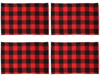 Podložka na stôl - Obdĺžniková bavlnená podložka, polyester 29 x 44 cm