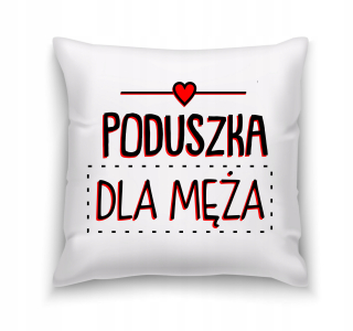 Vankúš -  Vankúš pre svojho manžela darček na výročie Valentína