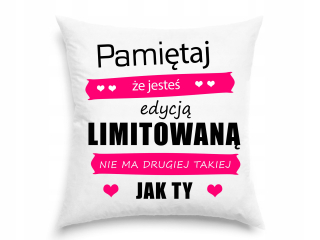 Vankúš -  Vankúš Limited edície darček pre dievča