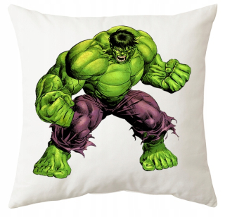 Vankúš na spanie Hulk 30 x 30 cm