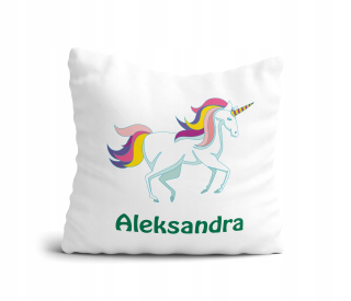Vankúš -  Vankúš UNICORN UNICORN + DARČEK VAŠE MENO