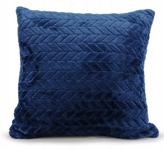 Dekoratívne vankúšové kontrastné odtiene modrej 40x40 cm