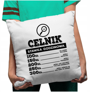 Vankúš - Vtipný vankúš pre colného dôstojníka