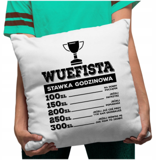 Vankúš - Vtipný vankúš pre wuefist