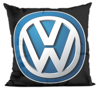 Vankúš -  Vankúš Volkswagen Black Logo