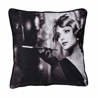 Vankúš - Dekoračný dekoračný vankúšik žena GLAMOUR 45cm