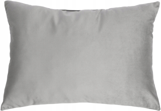 Vankúš - NELA 35X50 VELOR DECORATÍVNA VLASTNÍCTVO - Šedá