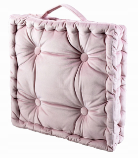 Vankúš - Vankúš na stoličku Pink Velvet 40 x 40 cm