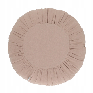 Vankúš - Okrúhly vankúš Ando béžová dekorácia 45 cm homla