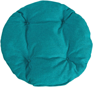 Vankúš - Okrúhly vankúš na stoličku OFELIA 36 cm tyrkysová