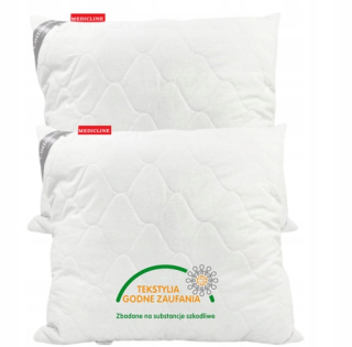 Vankúš - Prešívaný vankúš 70x80 anti -allergická sada 2 ks