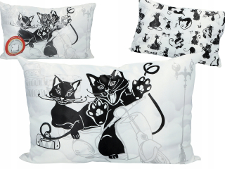 Vankúš - Vankúš Carmani Crazy Cats 40x60 cm