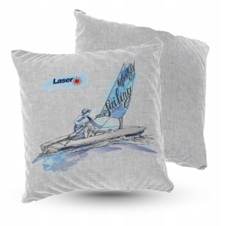 Vankúš - Cushion Velor laserové plachty 5 vyrobené 40 x 40 cm