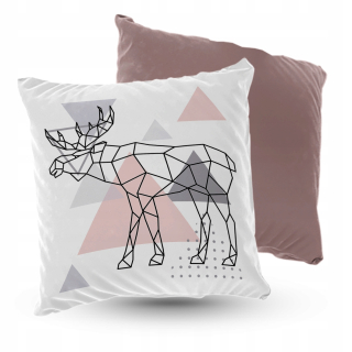Vankúš - Cushion Velor Reindeer 5Made 40x40 cm