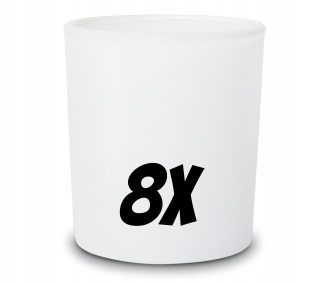 Svietník na stôl - 8 × sviečka od Visha 7,8 cm sviečka