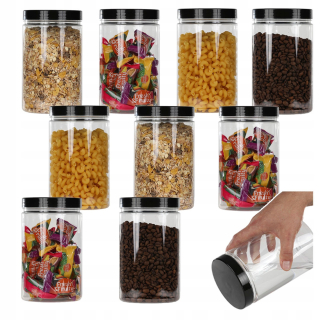 Plastová nádoba na nádobu 1,25 l cestoviny 1250 ml x 9