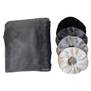 Kryt pre práčku 40 x 60 cm +scrunchie 4 ks. kožušina