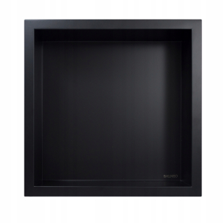 Wall Box Black 30x30x10 zápustná kúpeľňová polica