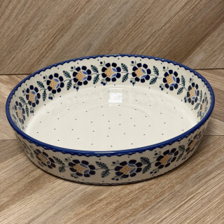 Šalátová misa - Veľký okrúhly tanier, 31 cm. RU Ceramika Bolesławiec