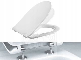 MKW Hatria Daytime WC sedadlo, biely duroplast