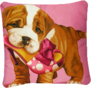 Obliečka na vankúš - Dekoratívny vankúš 40x40 psí psí buldog