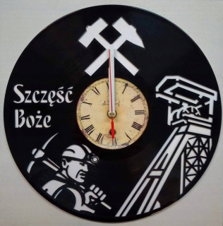 Hodiny - Darček pre Barborka hodiny z vinylovej platne