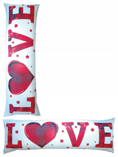 Vankúš - Darček pre Valentín Dakimakura 150x50cm vankúš