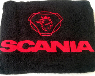 Darčekový uterák Scania s výšivkou 50x100