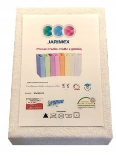 List s gumovým pásmom 90x200x25 Terry 250gram