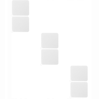Priehľadná farba 6 kusov