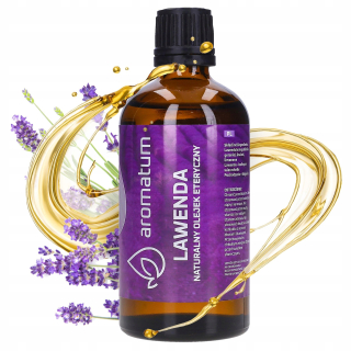 PRÍRODNÝ LEVANDUĽOVÝ ESENCIÁLNY OLEJ 100ML AROMATUM