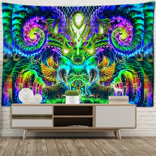 Psychedelic Eyes Tapestry Walling Witchcraft zavesenie