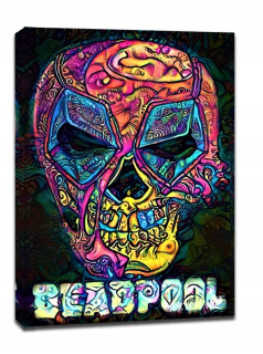 Psychoskulls, Deadpool, Marvel - obrázok na plátne