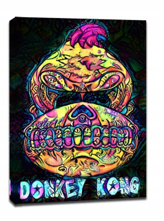 Psychoskulls, Donkey Kong Nintendo - obrázok na plátne