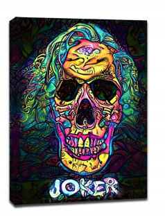 Psychoskulls, Joker, DC Comics - obrázok na plátne