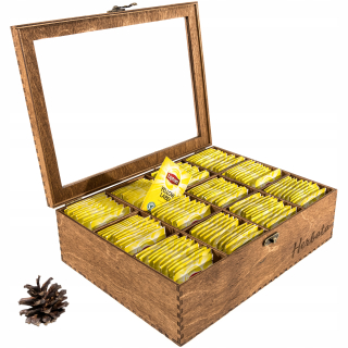 Tea box dobre vystrihnite 12 oddielov 29 x 22 x 9 cm