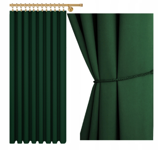 Hotový záves - Polozatemňujúci páskový záves 140 cm x 250 cm