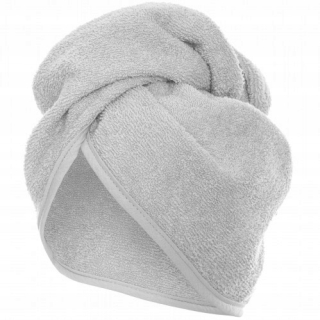 Bavlnený turban Greno v odtieňoch sivej