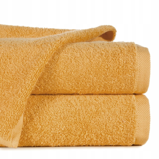 Hladká uterák 2 100x150 horčica 500 g/m2