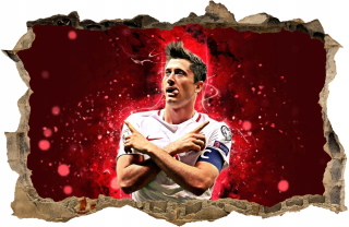 Nálepka na stenu Robert Lewandowski 100x65 #140
