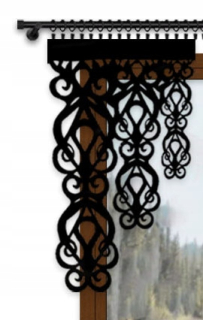 Hotová záclona - Panel Firana ekranowy polyester 60 cm x 100