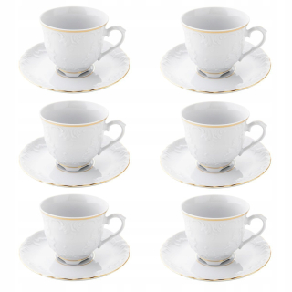 Šálky - Porcelánový pohár Ćmielów 250 ml 6 ks.