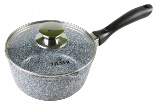 Hrniec, kastrol - Mramor panvica 16cm plyn indukcia 1,3l 7027