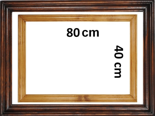 Drevený rám 40x80 cm