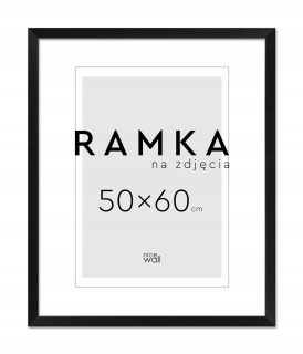 Rám na jednu fotografiu pekná stena 60 x 50 cm