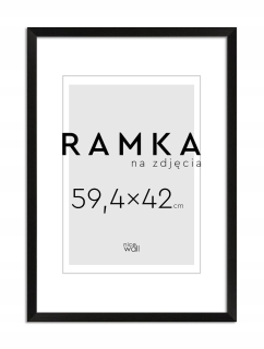 Rám na jednu fotografiu pekná stena 59 x 42 cm