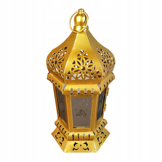 Lampáš, svietník - Ramadan lucerny LED dióda Eid Mubarak Decor