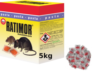 RATIMOR 5 kg myši a cestoviny potkanov