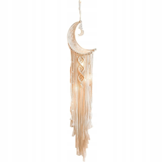Ručne vyrábaný sova ľahký sen s Dream Catcher s Mesiacom